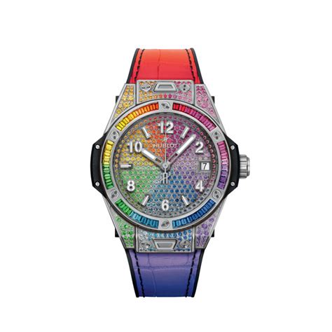 Big Bang One Click Steel Rainbow 39 mm 